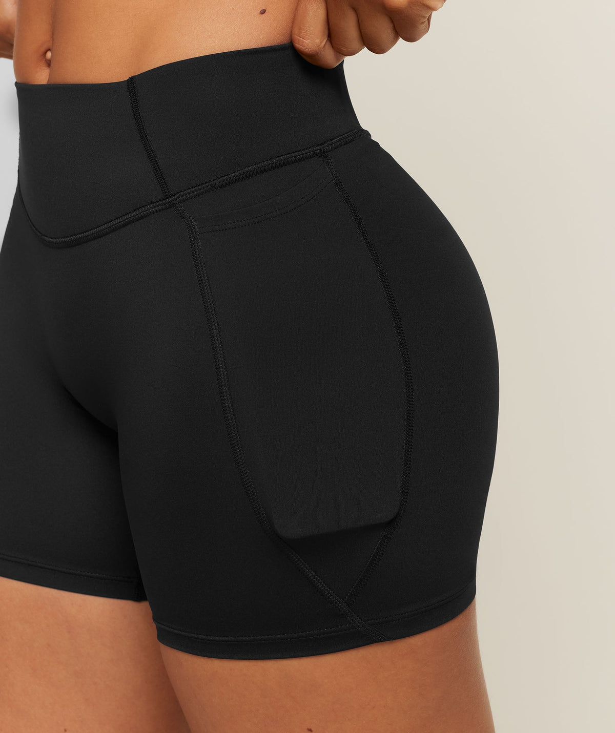 Gymshark Running Pocket Shorts - Black