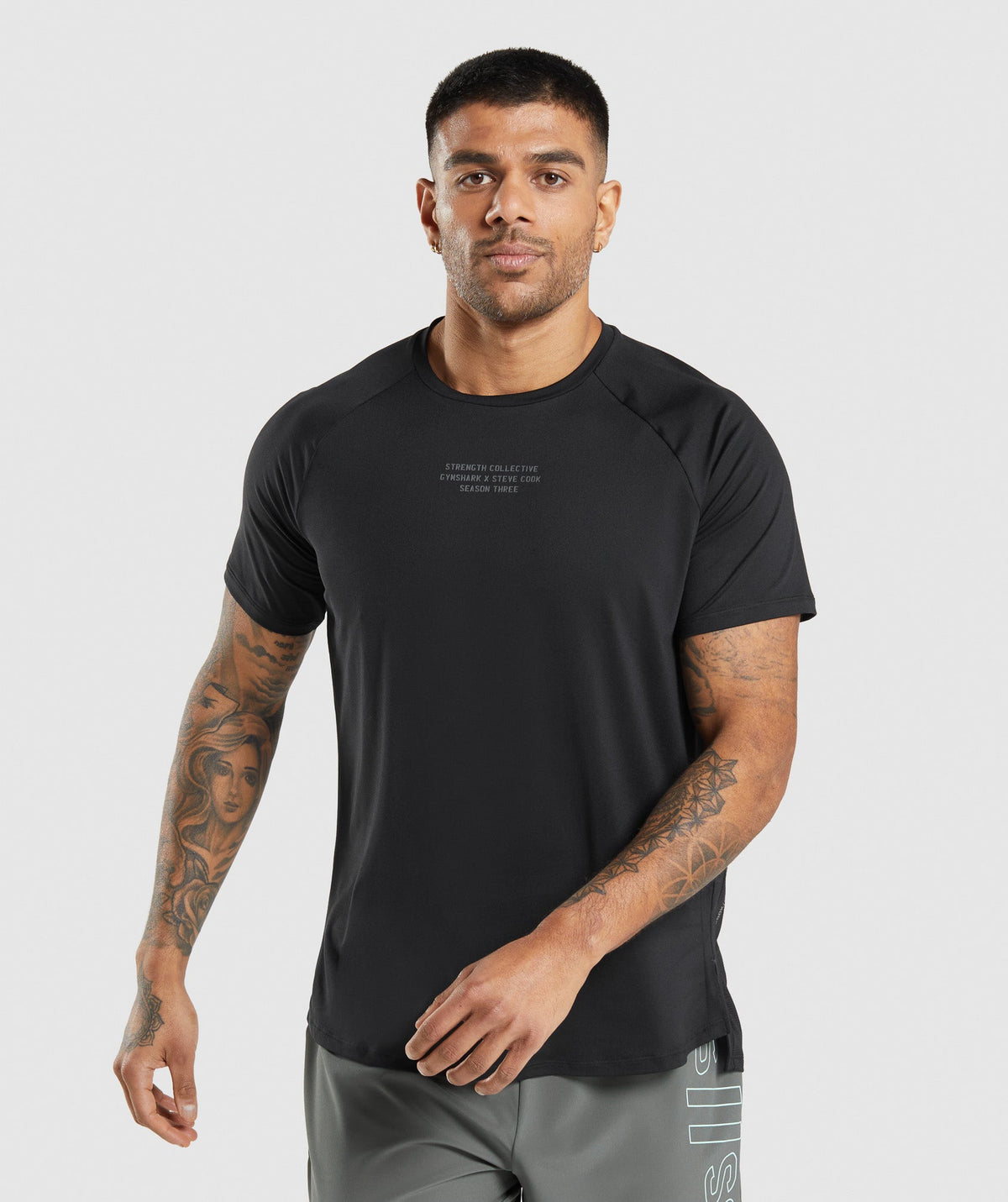 Gymshark //Steve Cook Tee - Black