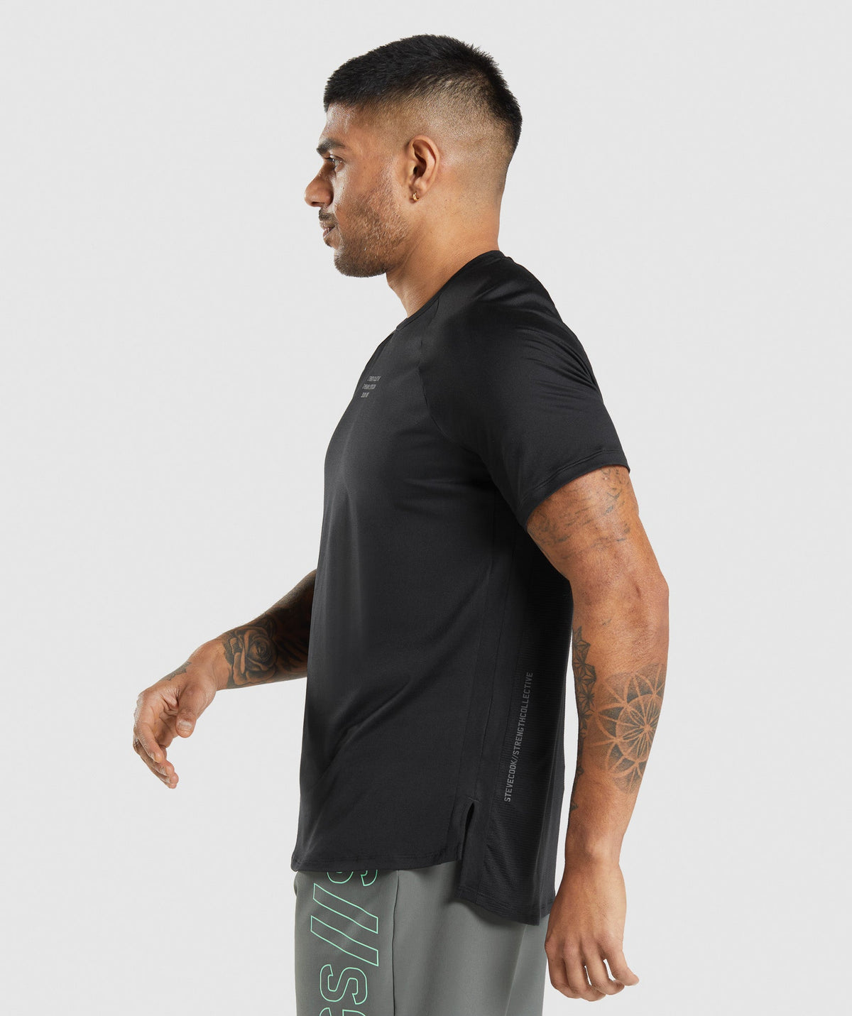 Gymshark //Steve Cook Tee - Black