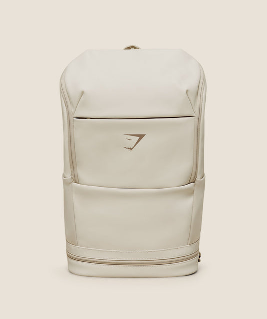 Gymshark Sleek Backpack - Chalk Beige