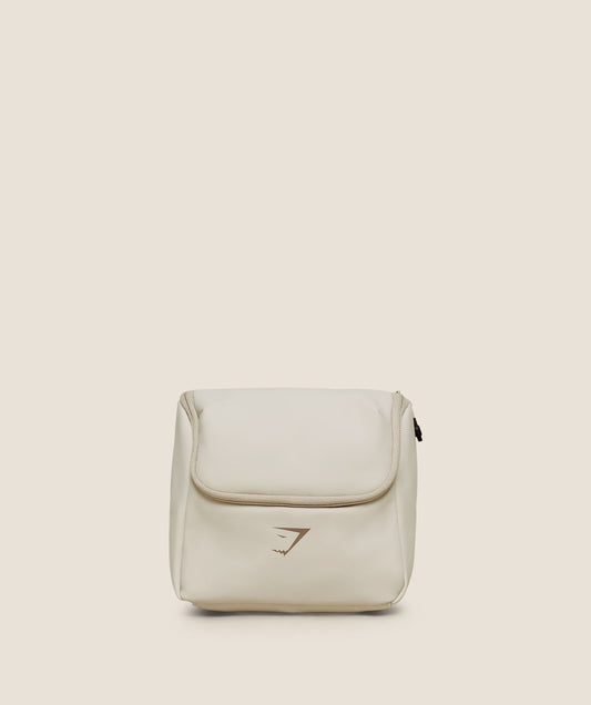 Gymshark Sleek Washbag - Chalk Beige
