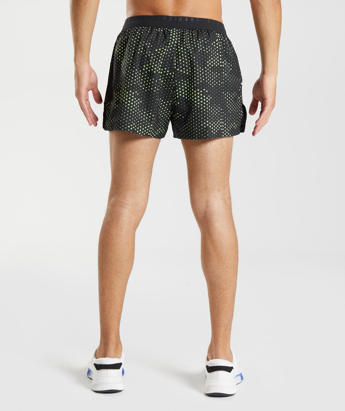 Gymshark Sport Run 3" Short - Fluo Lime Print