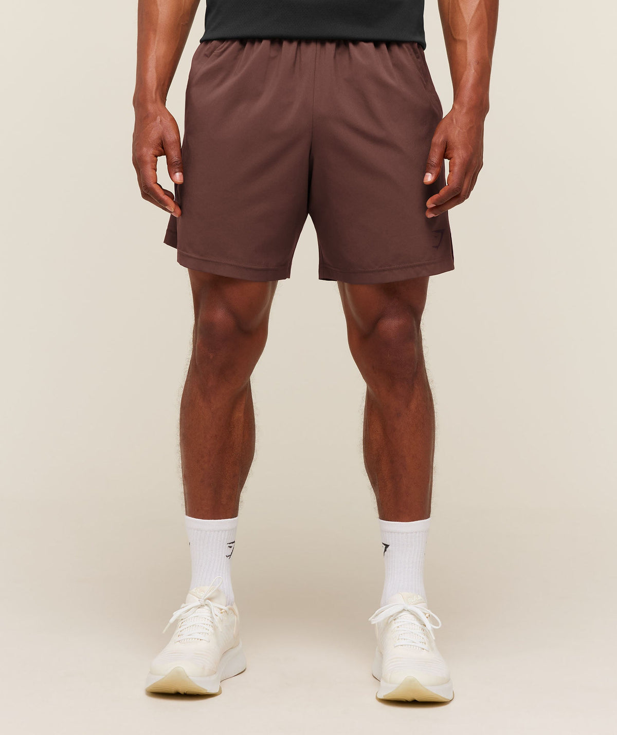 Gymshark Sport 7" Shorts - Espresso Brown/Cherry Purple