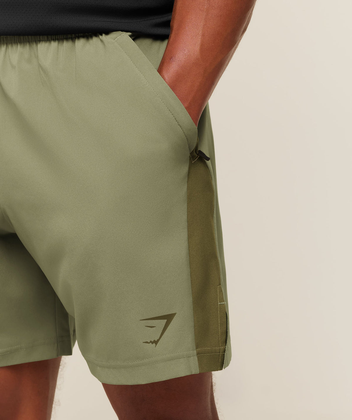 Gymshark Sport 7" Shorts - Grounded Green/Canvas Green