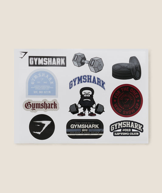 Gymshark Sticker Sheet - Multi Pack 2