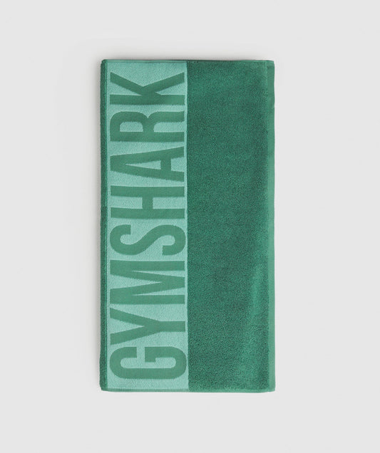 Gymshark Towel - Lagoon Green/Lido Green
