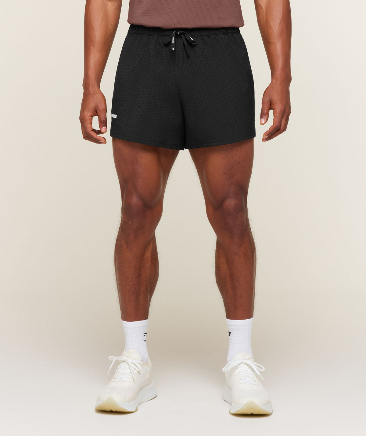 Gymshark Perforated Train 4" Shorts - Black
