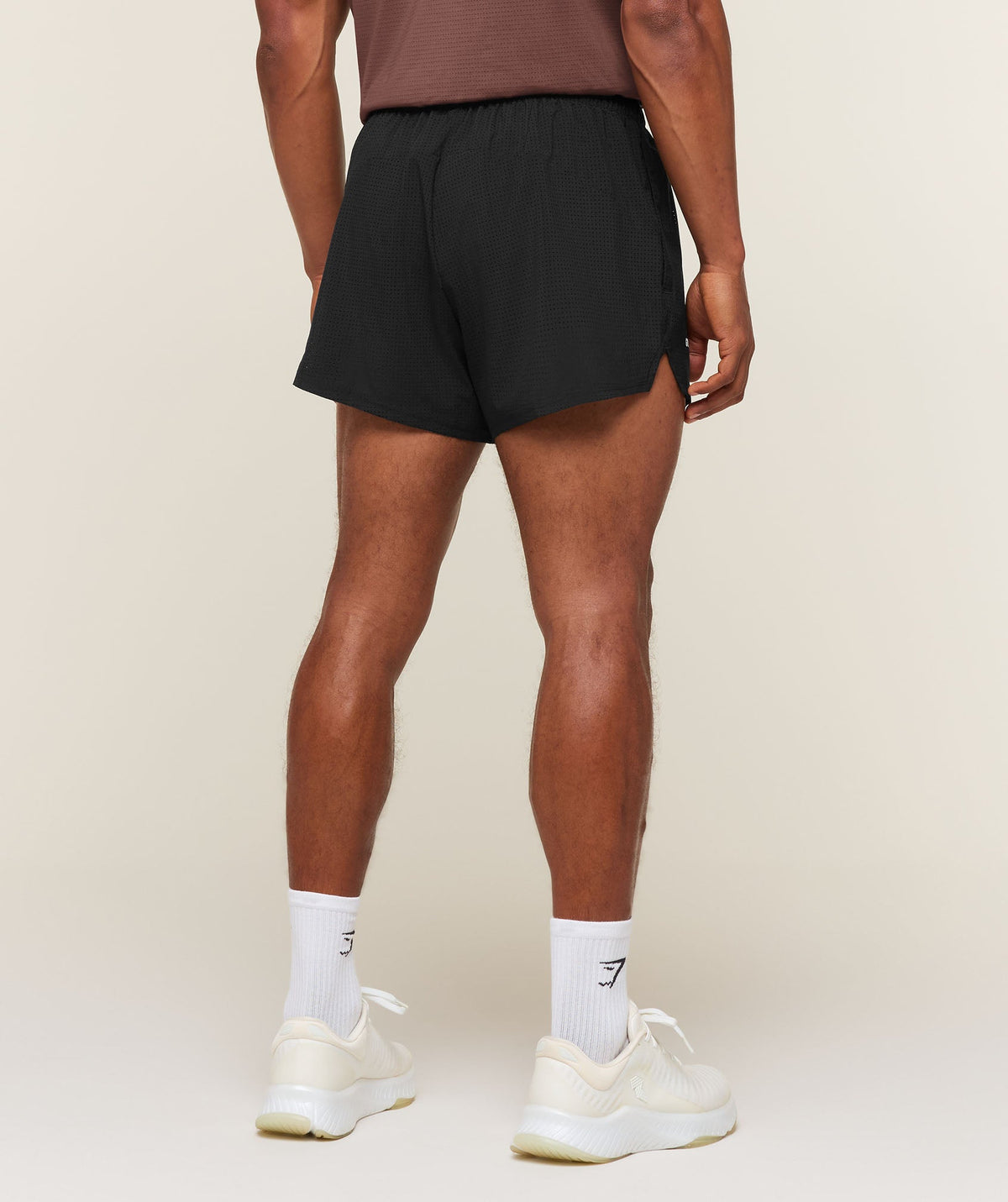 Gymshark Perforated Train 4" Shorts - Black