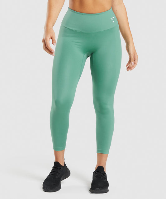 Gymshark Training 7/8 Leggings - Alpine Green