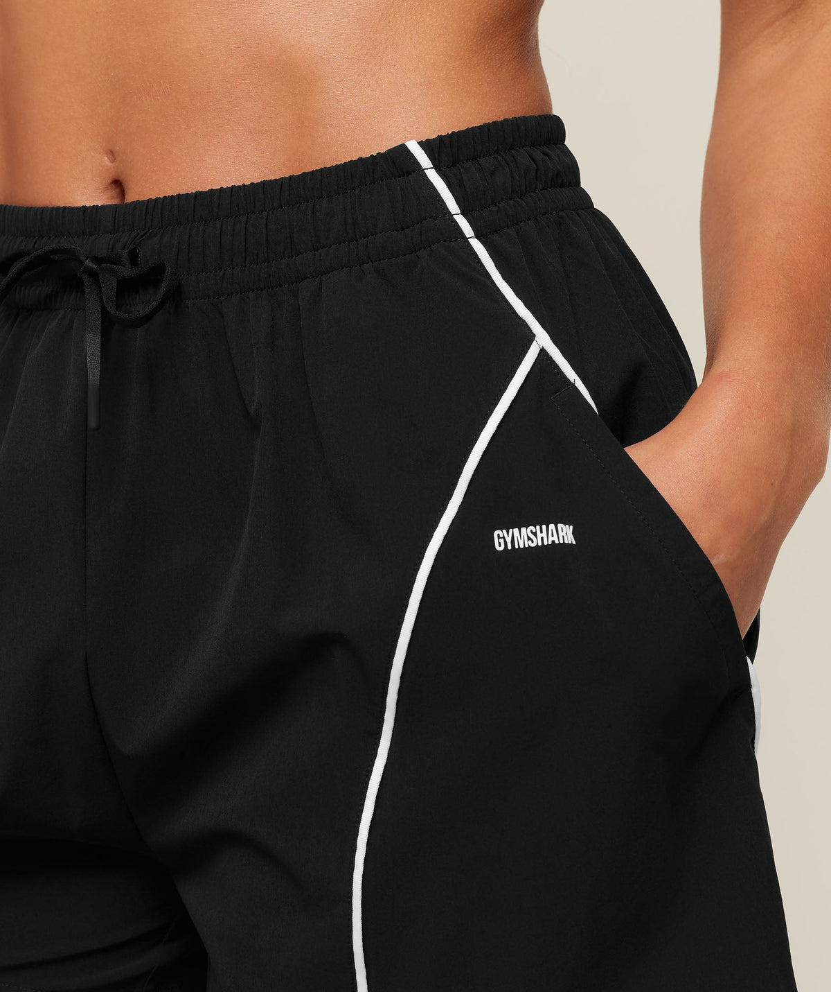 Gymshark Track Shorts - Black