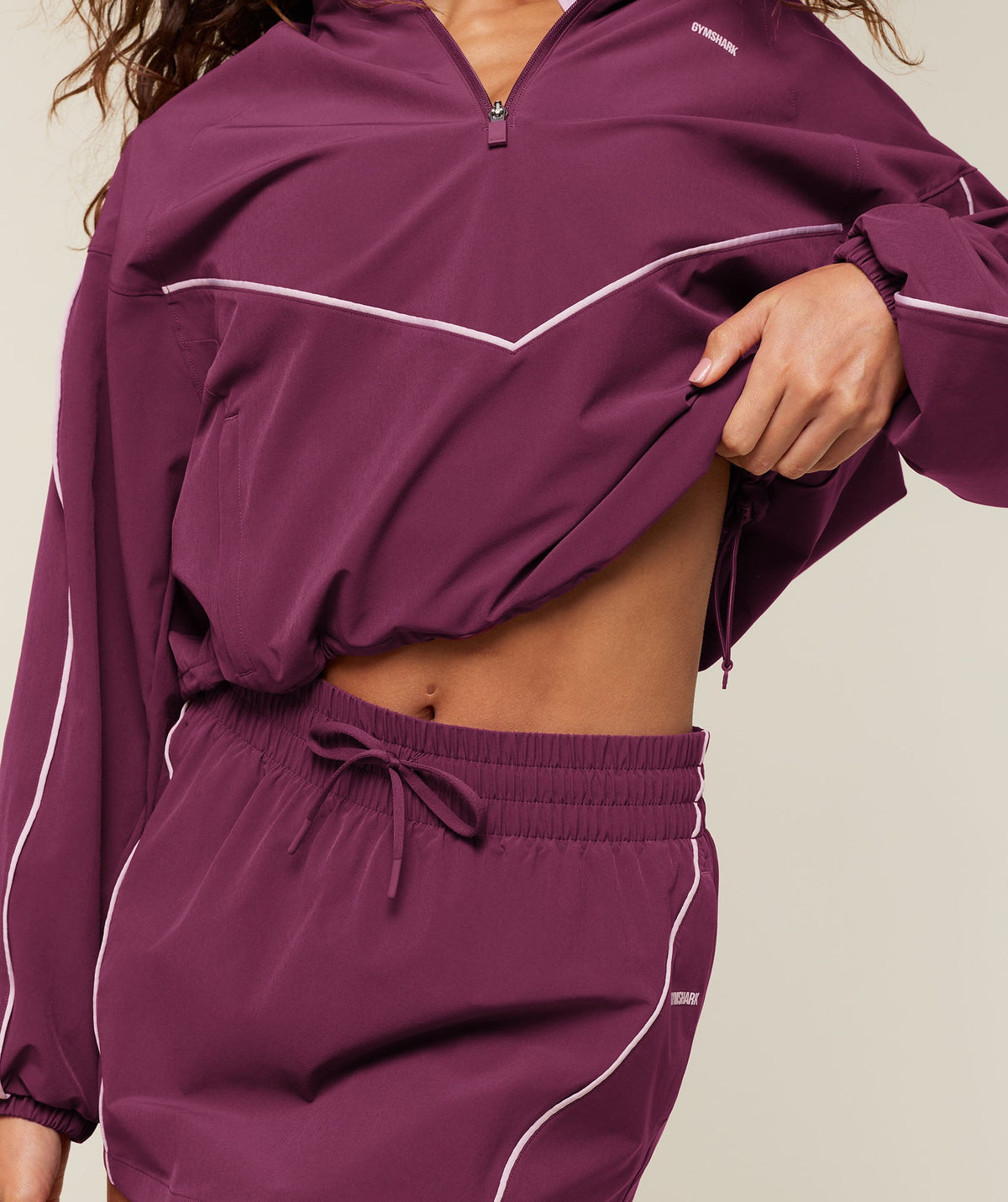 Gymshark Track Skort - Strength Pink