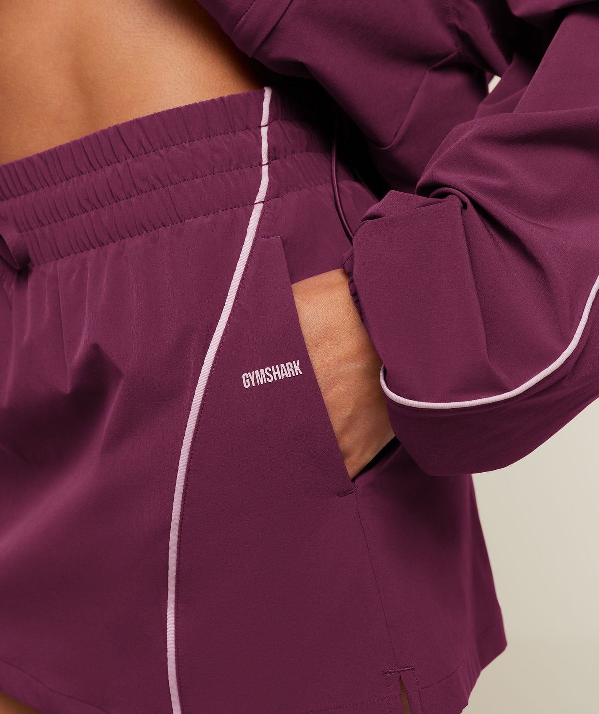 Gymshark Track Skort - Strength Pink