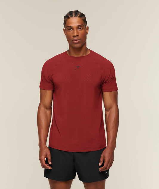 Gymshark Ultra Light Performance Tee - Sets Red