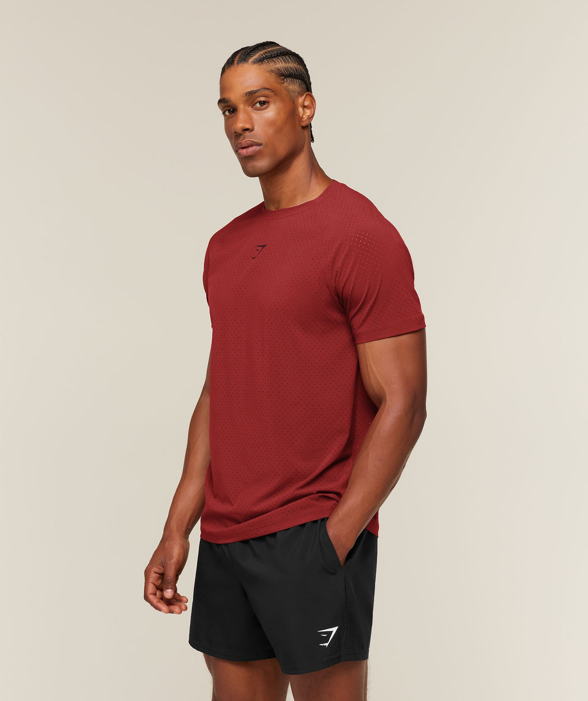 Gymshark Ultra Light Performance Tee - Sets Red