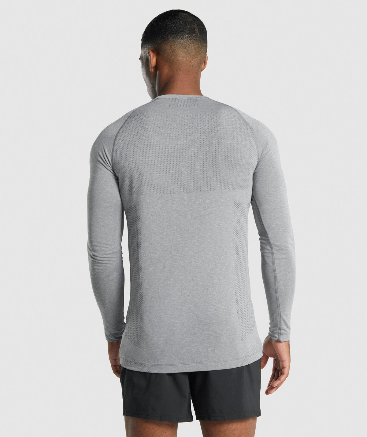 Gymshark Vital Light Long Sleeve Tee - Charcoal Marl