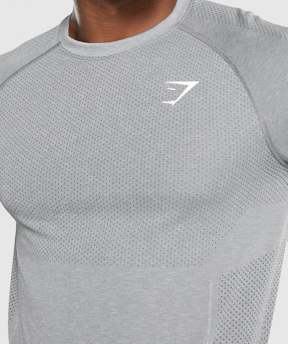 Gymshark Vital Light Long Sleeve Tee - Charcoal Marl