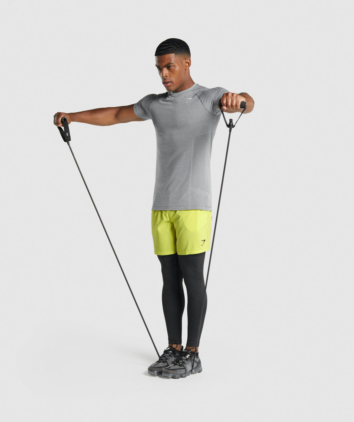 Gymshark Vital Light Tee - Charcoal Marl