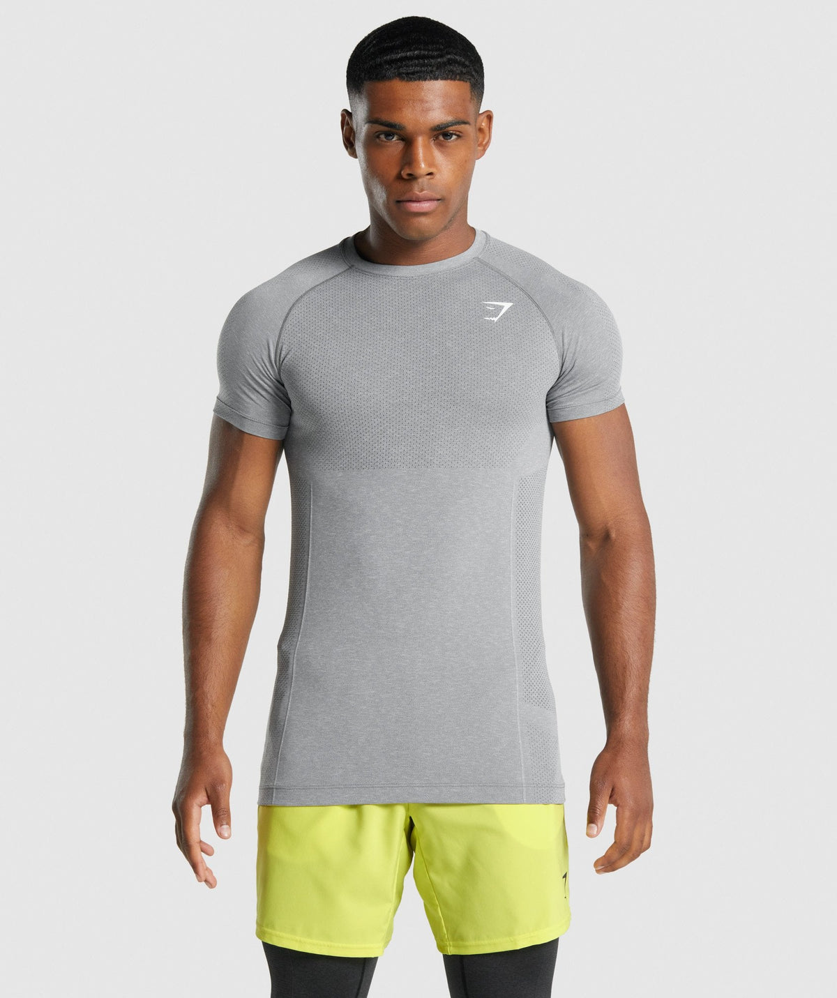 Gymshark Vital Light Tee - Charcoal Marl