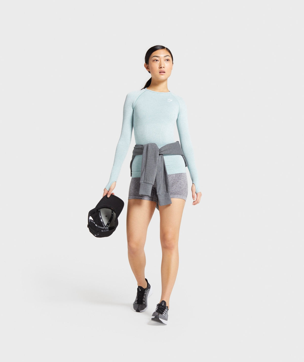 DNU - Gymshark Vital Seamless Shorts - Smokey Grey Marl