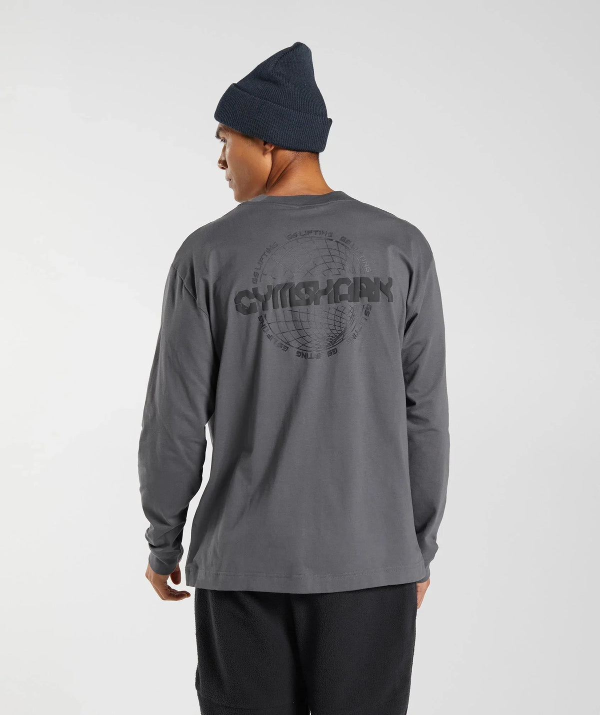 Gymshark Vibes Long Sleeve Tee - Silhouette Grey