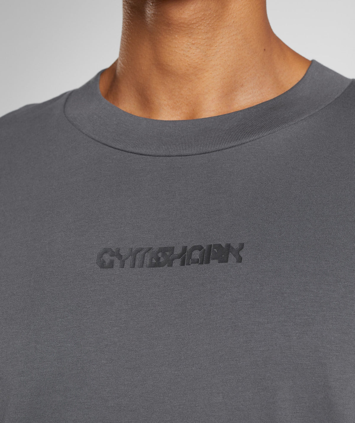 Gymshark Vibes Long Sleeve Tee - Silhouette Grey