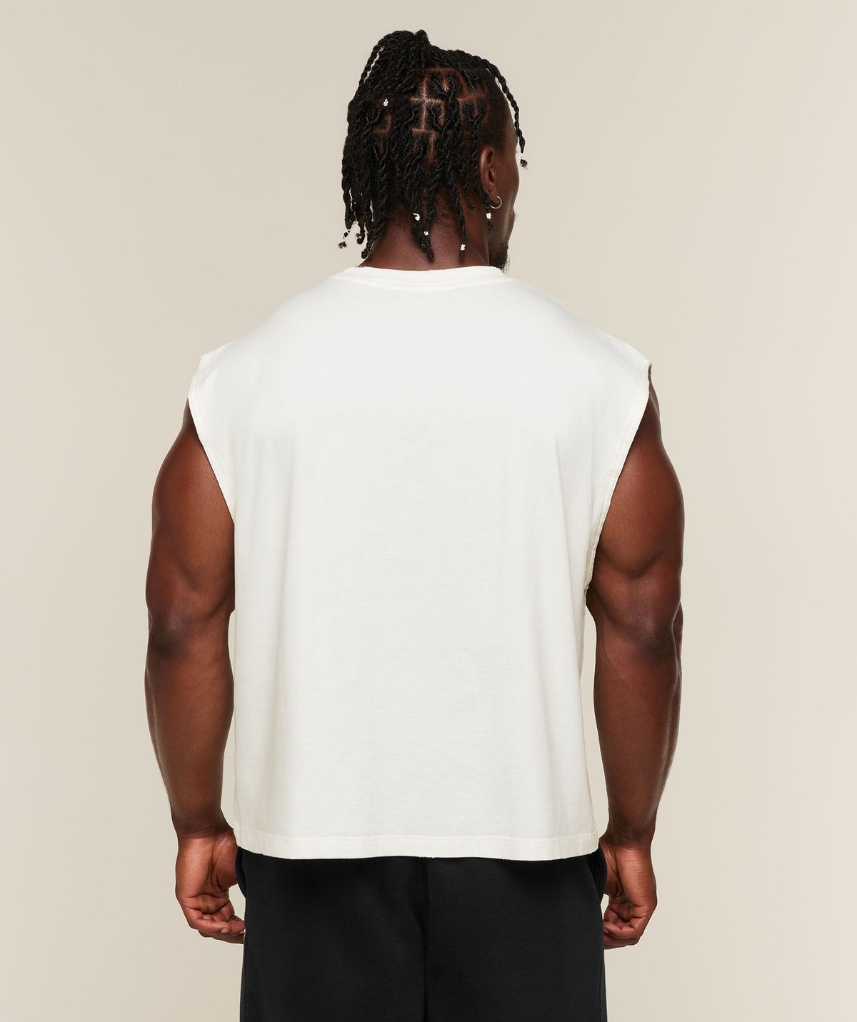 Gymshark Vintage Legacy Tank - Soft White/Wash