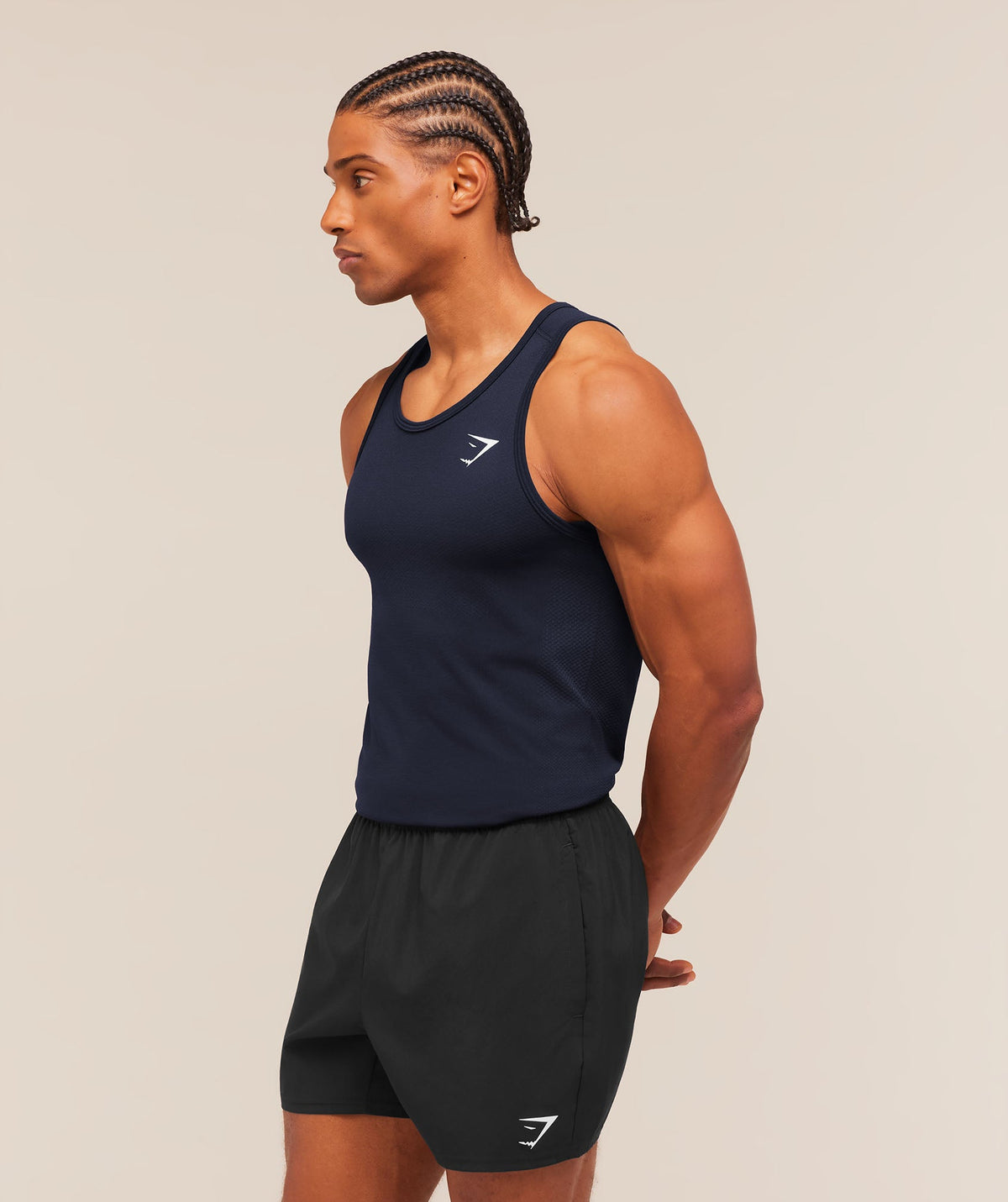Gymshark Vital Tank - Navy/Heavy Blue