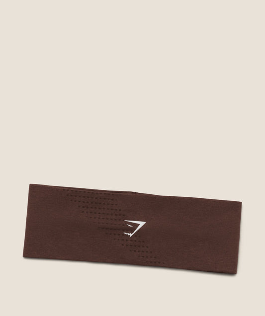 Gymshark Vital Headband - Rich Espresso Brown/Marl
