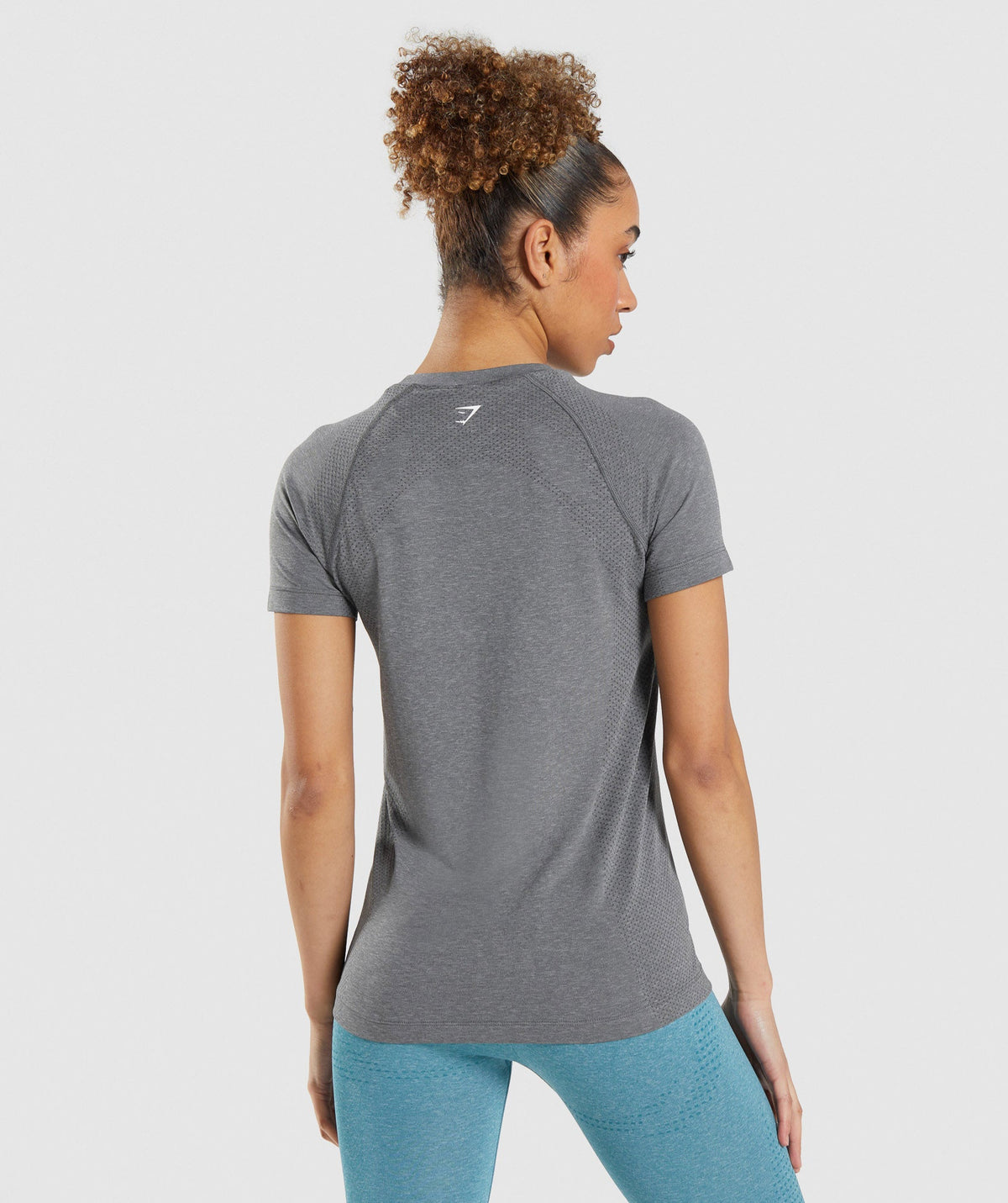 Gymshark Vital Seamless 2.0 Light Tee - Smokey Grey Marl