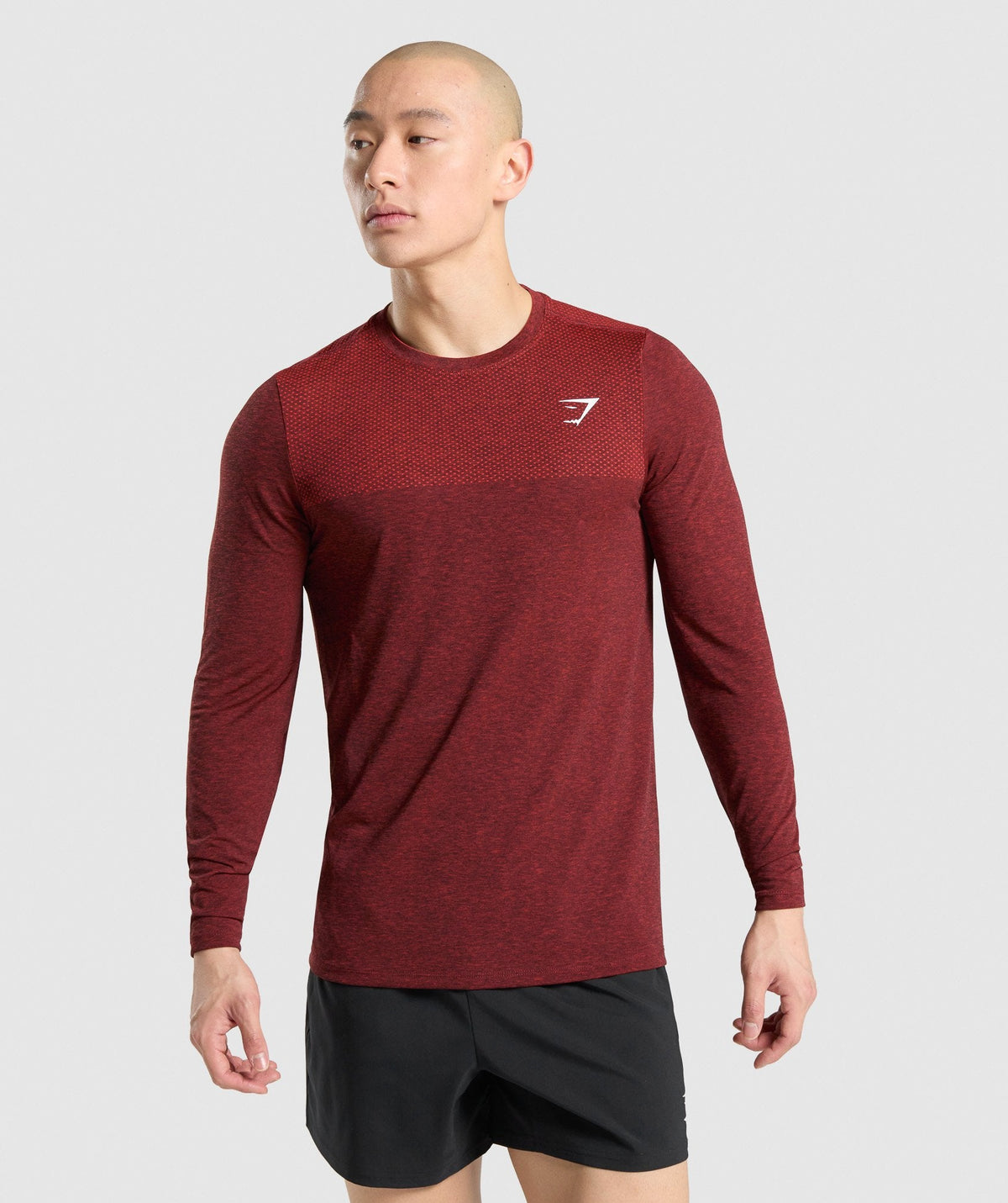 Gymshark Vital Long Sleeve Tee - Red Marl