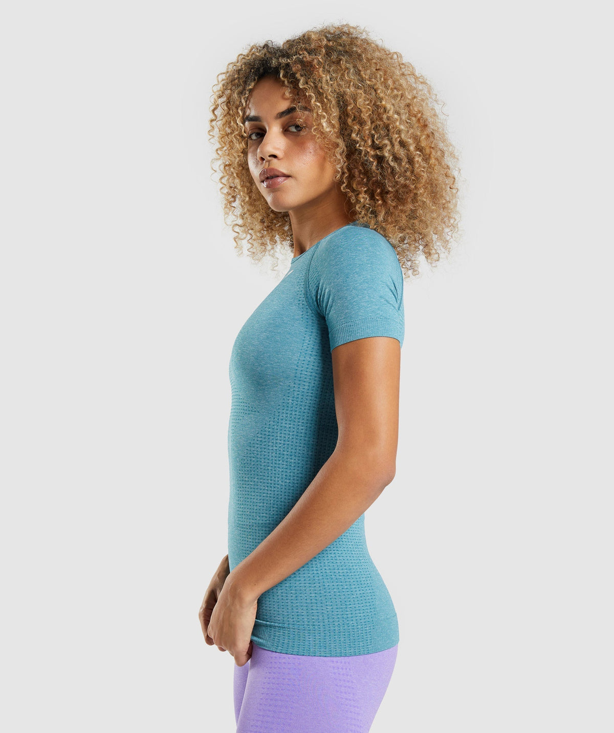 Gymshark Vital Tee - Tahoe Teal Marl