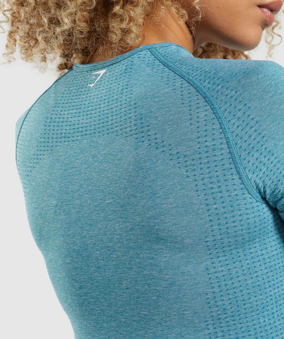 Gymshark Vital Tee - Tahoe Teal Marl