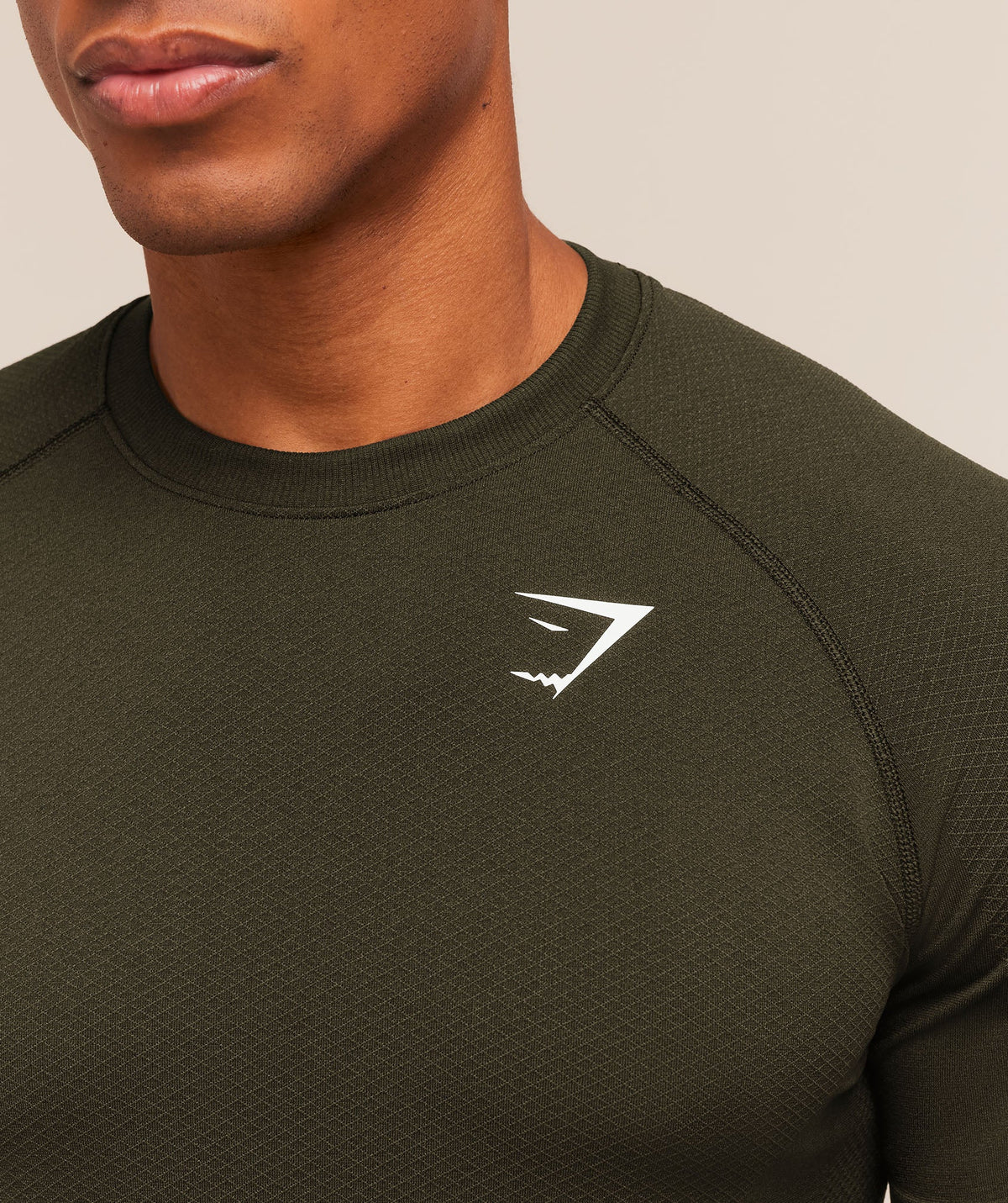 Gymshark Vital Seamless Tee - Strength Green/Canvas Green