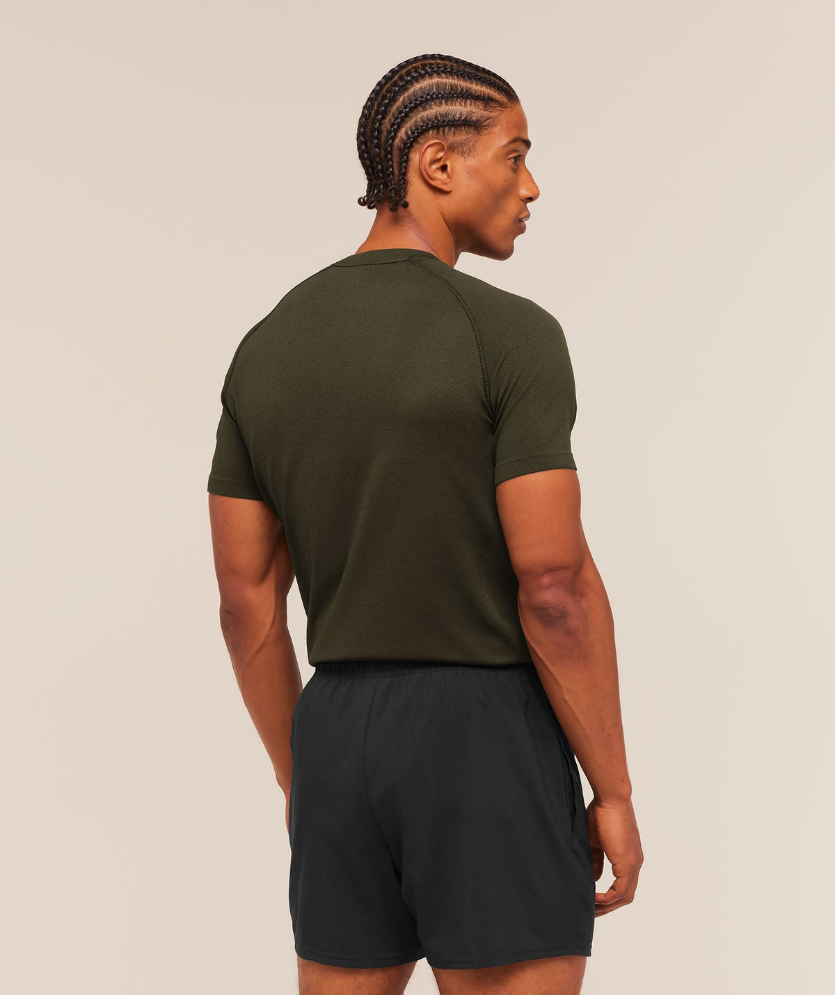 Gymshark Vital Seamless Tee - Strength Green/Canvas Green