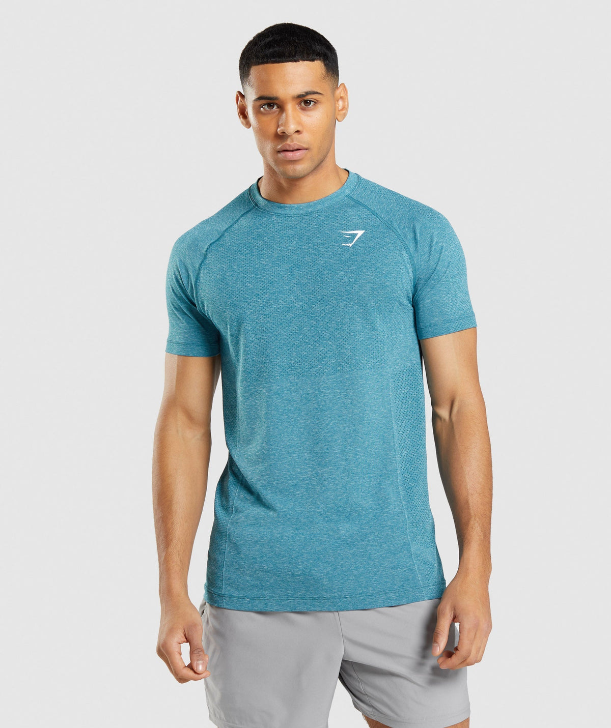 Gymshark Vital Light Tee - Tahoe Teal Marl