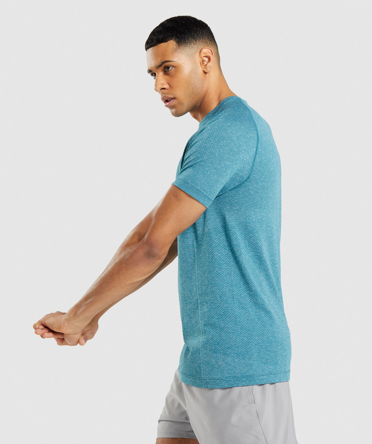 Gymshark Vital Light Tee - Tahoe Teal Marl