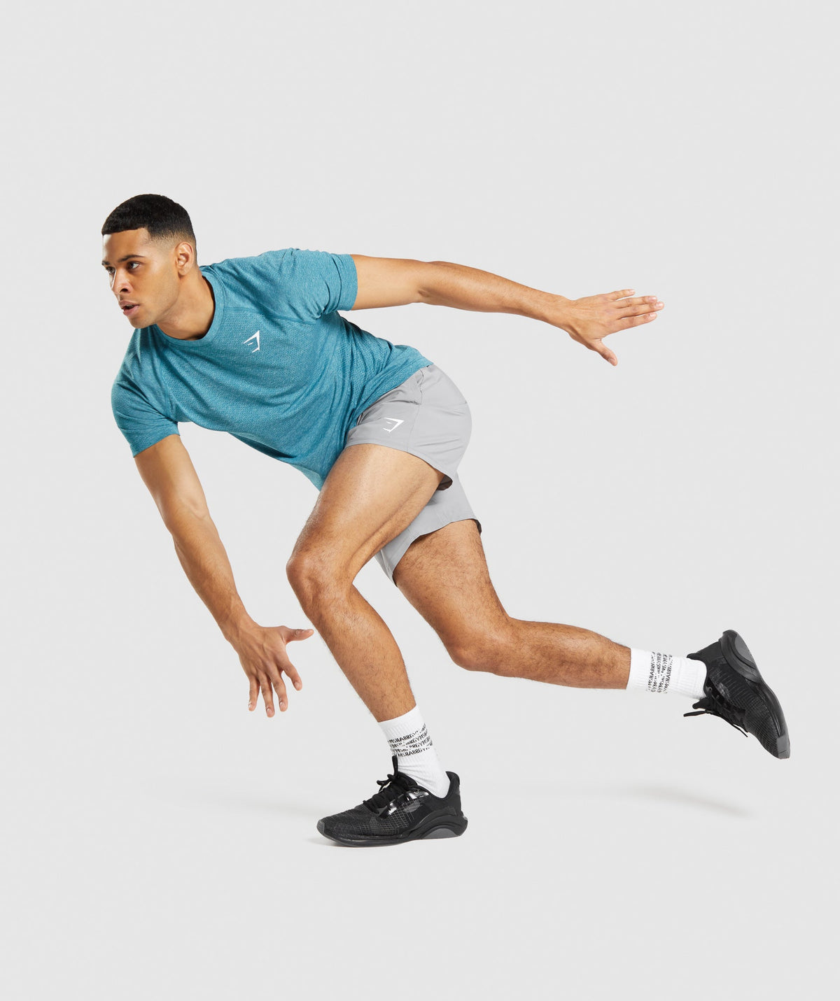 Gymshark Vital Light Tee - Tahoe Teal Marl