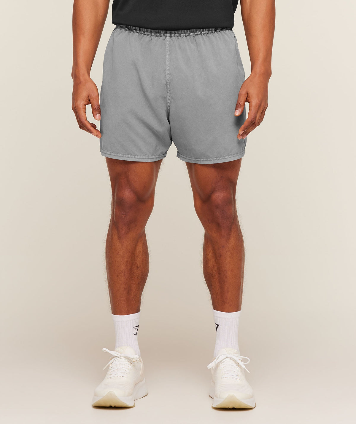 Gymshark Washed Pastels Shorts - Black/Wash