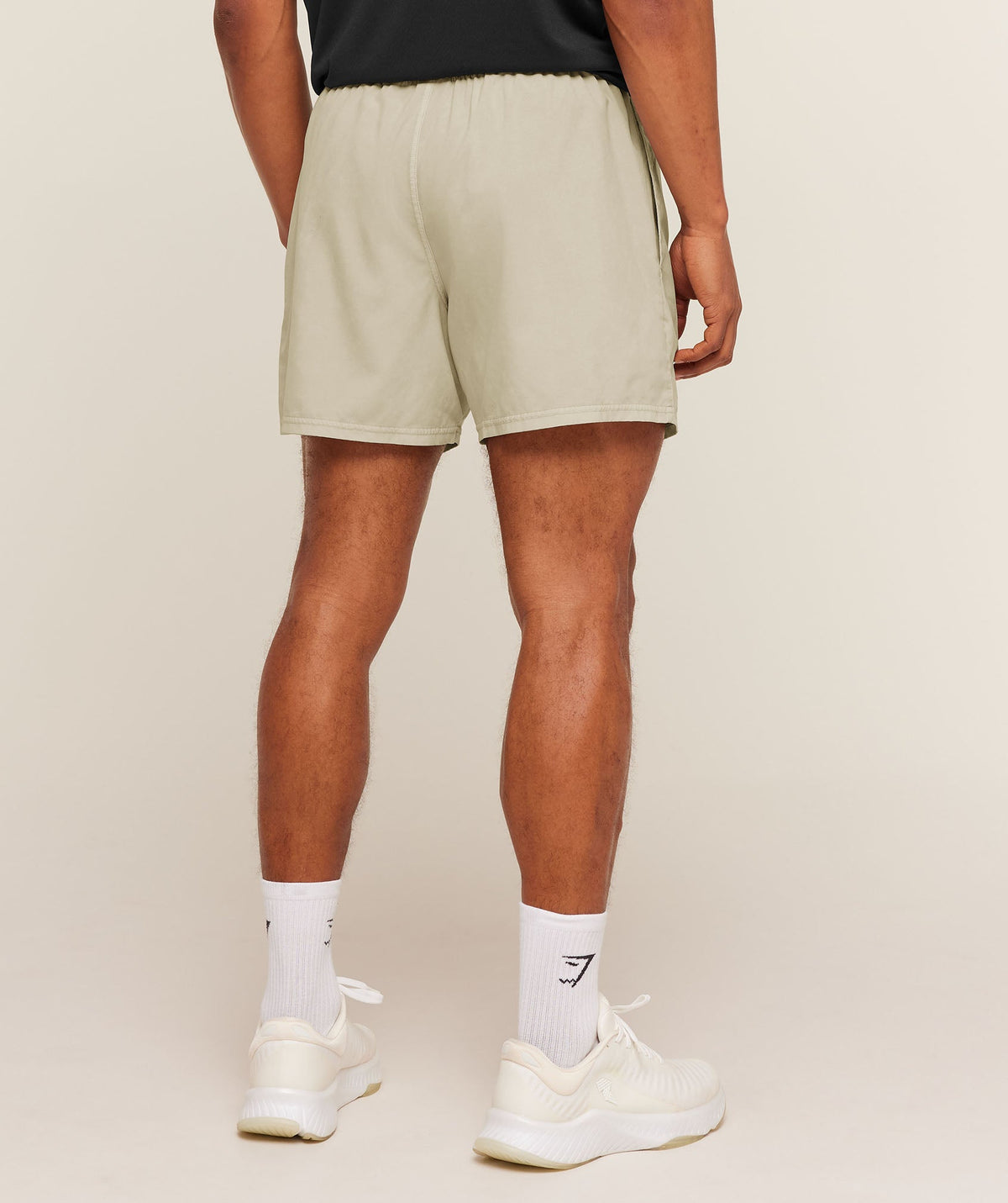 Gymshark Washed Pastels Shorts - Pebble Grey/Wash