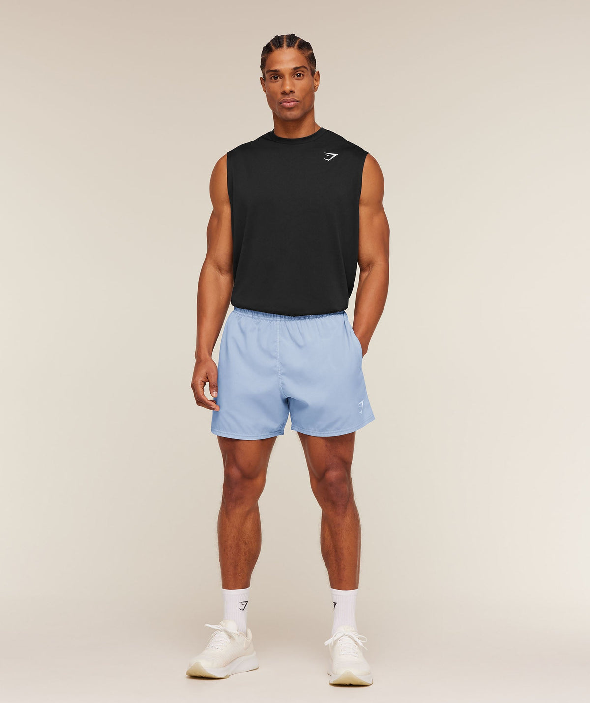 Gymshark Washed Pastels Shorts - Steady Purple/Wash