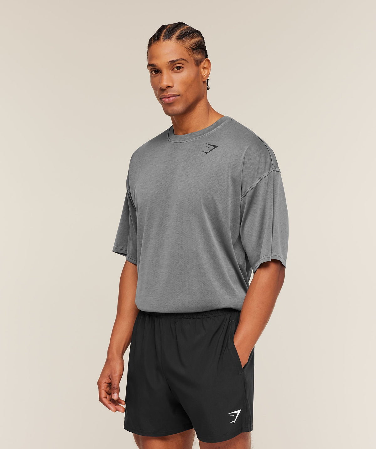 Gymshark Washed Pastels Tee - Black/Wash
