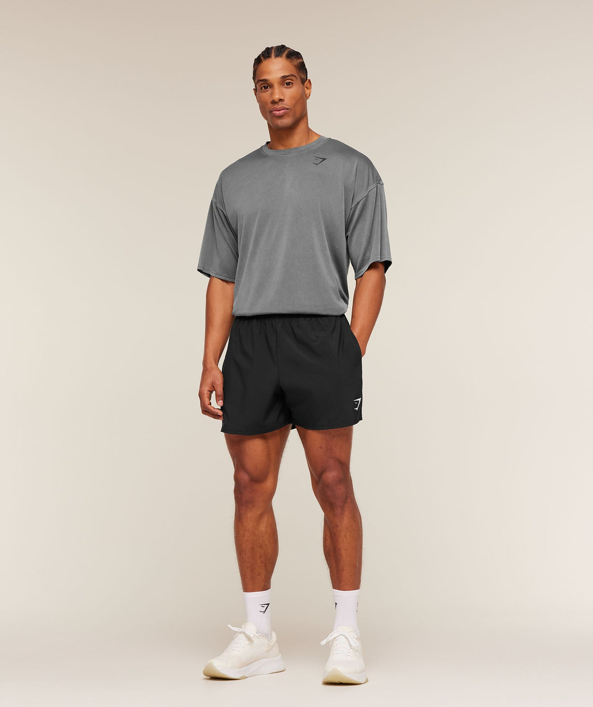 Gymshark Washed Pastels Tee - Black/Wash