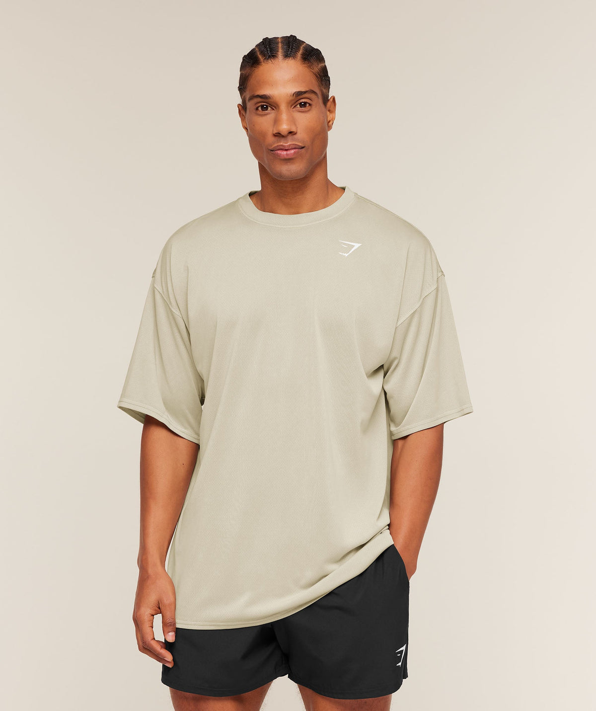 Gymshark Washed Pastels Tee - Pebble Grey/Wash