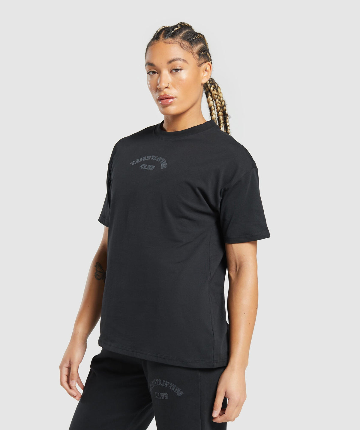 Gymshark Weightlifting Oversized Tee - Black