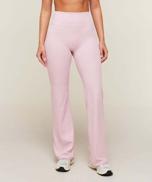 Gymshark Whitney High-Rise Flare Leggings Regular - Haze Pink