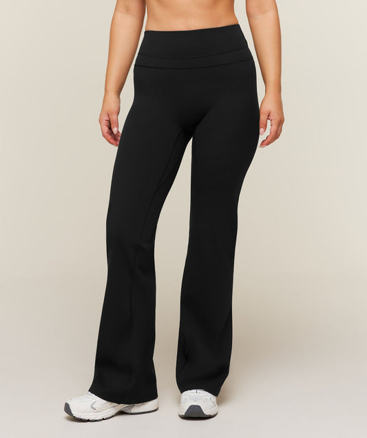 Gymshark Whitney High-Rise Flare Leggings Short - Black