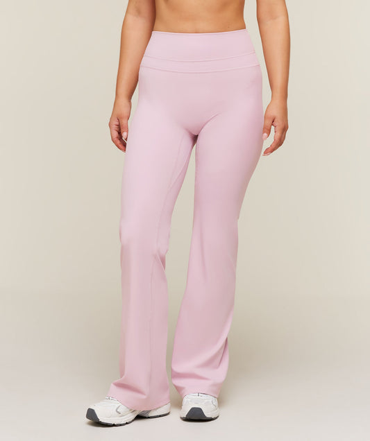 Gymshark Whitney High-Rise Flare Leggings Short - Haze Pink