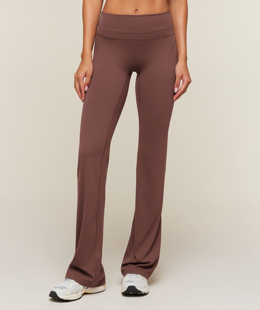 Gymshark Whitney High-Rise Flare Leggings Tall - Espresso Brown