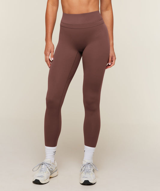 Gymshark Whitney High-Rise Regular Leggings - Espresso Brown