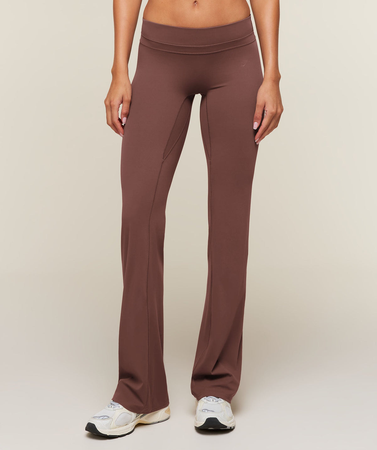 Gymshark Whitney Mid-Rise Flare Leggings Tall - Espresso Brown